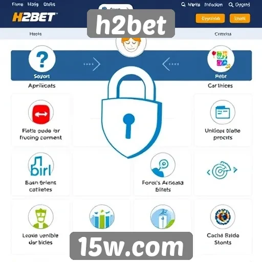 Funcionalidades de segurança do site h2bet